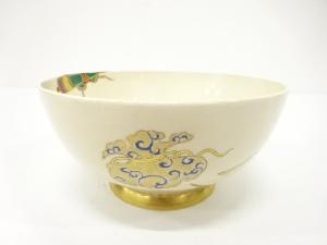 作家物　金彩色絵　宝尽くし　菓子鉢